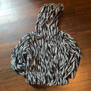 Splendid - Bomber-style zip-up hoodie